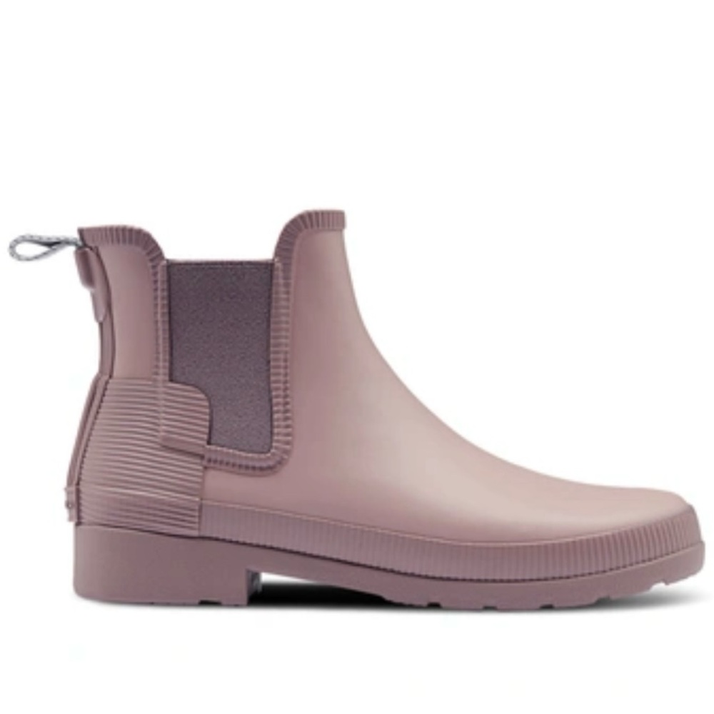 hunter refined chelsea boots | size 10 | atlantis purple